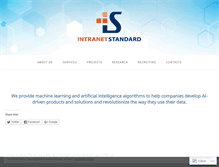 Tablet Screenshot of intranetstandard.com